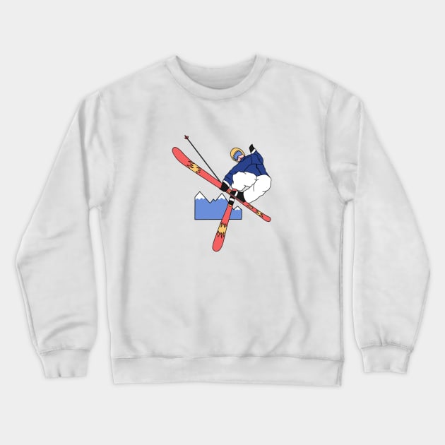 Ski Crewneck Sweatshirt by isaacspellman